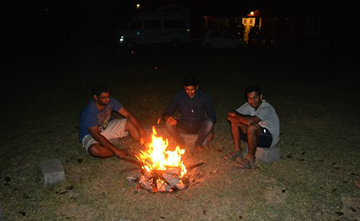 Dandeli Chalet Campfire