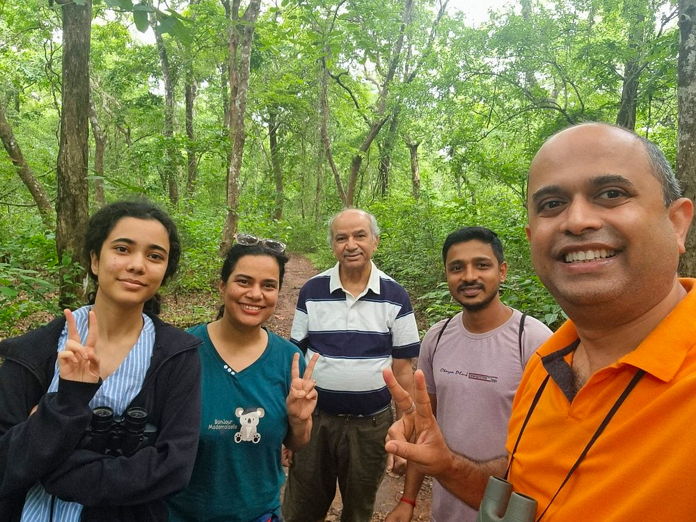 Guests having a wonderful time at Dandeli Chalet