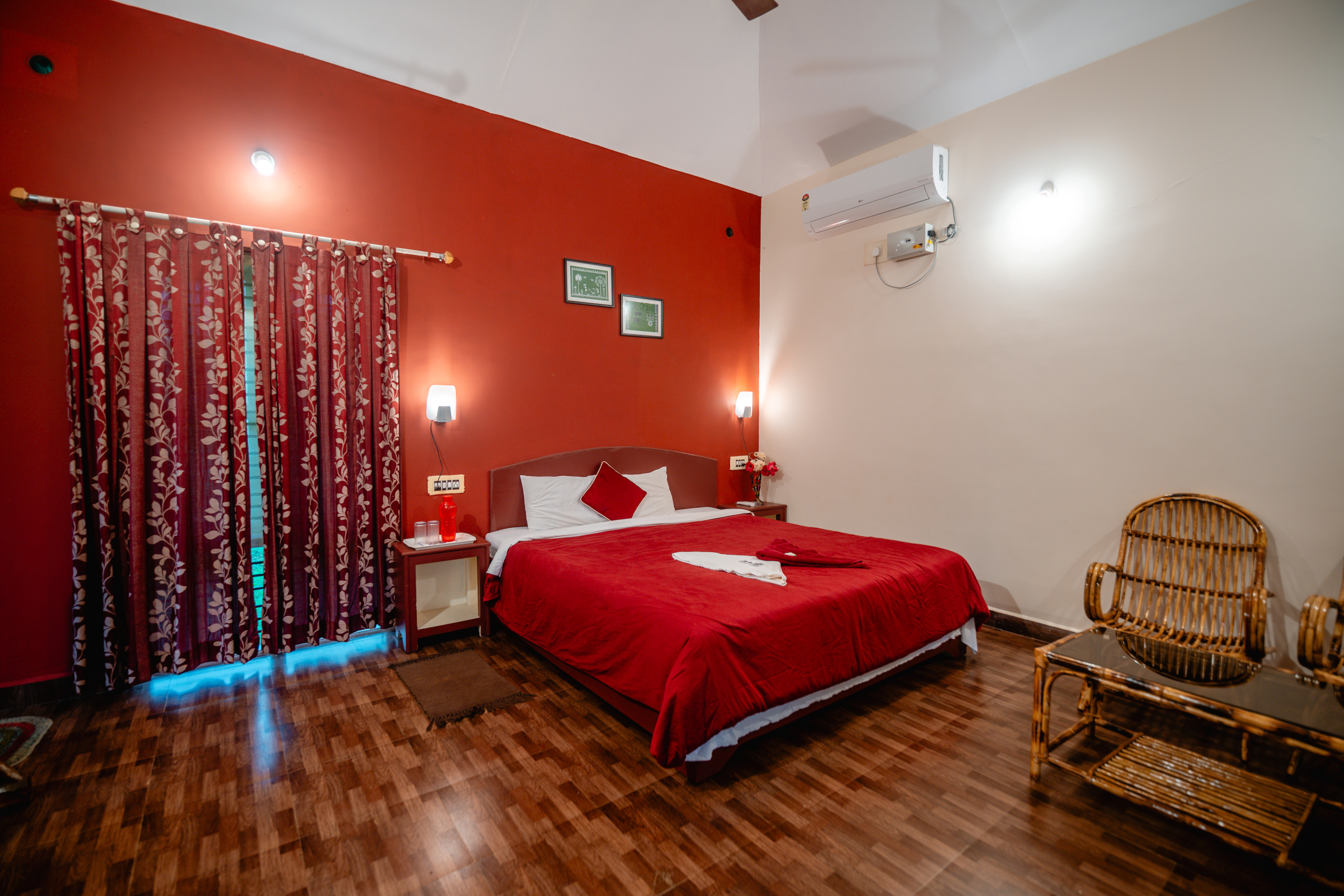 Clean and comfortable room interior